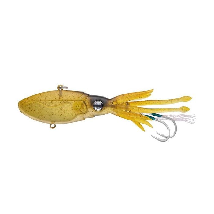Nomad Design Squidtrex 95mm Soft Vibe Plastic Fishing Lure Green Gold Gizzy