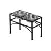 PaWz Stainless Steel Dual Elevated Pet Bowls Size Medium