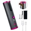 Lenoxx Cordless Ceramic Automatic Hair Curler For Portable Hair Styling