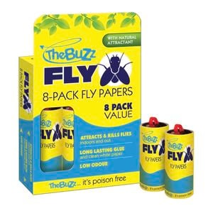 The Buzz Fly Paper - 8 Pack