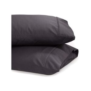 MyHouse Ashton Pillow Case Pack Standard 48X73cm - Graphite