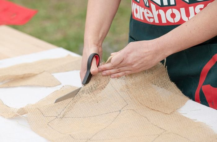 cutting hessian with scissors