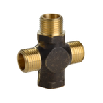 Brasshards 15mm 1x Female, 3 x Male  3 Way Tap Adaptor,