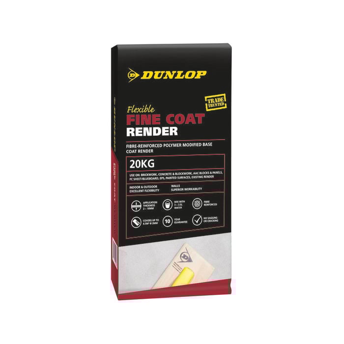 Dunlop 20kg Fine Coat Render