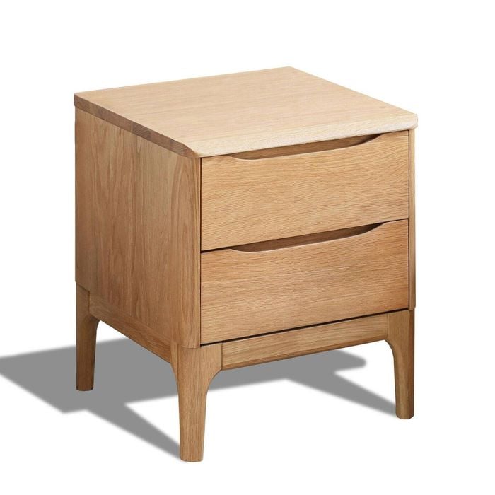 MIUZ Solid Timber Bedside Tables Drawers Side Table Nightstand Storage Cabinet