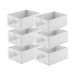 Artiss 6 Pack Linen Closet Organizers and Storage Foldable Clothing Bins