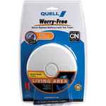 Worry-Free Smoke Alarm, Photoelectric, 10yr Lithium Battery – Living Area