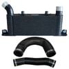 Upgrade Aluminium 64mm Intercooler & Hoses For Mitsubishi Pajero Nm / Np 4m41 3.2l 2000-2006