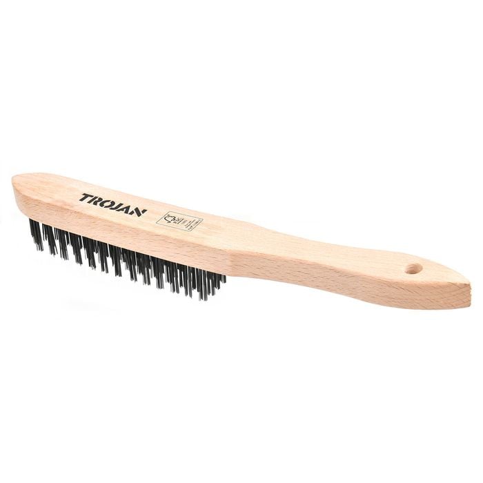 Trojan 4 x 15 Row Carbon Steel Wire Brush 