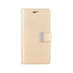 Goospery Rich Diary case for iPhone 14 Pro - Gold