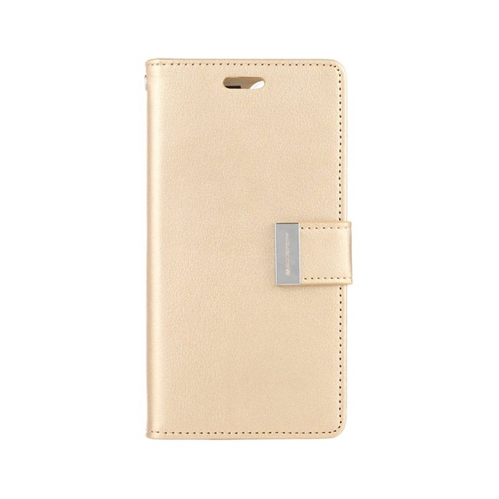 Goospery Rich Diary case for iPhone 14 Pro - Gold