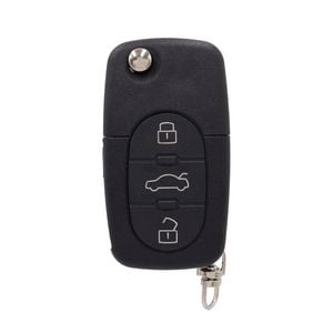 Key Zone Replacement 3 Button Car Key Shell/Housing with 1606 Battery Clip to suit VW Bora, Golf, Passat (1995 - 2005)