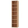 Artiss 7 Tiers Bookshelf Bookcase Pine 1 x 7 Storage Unit
