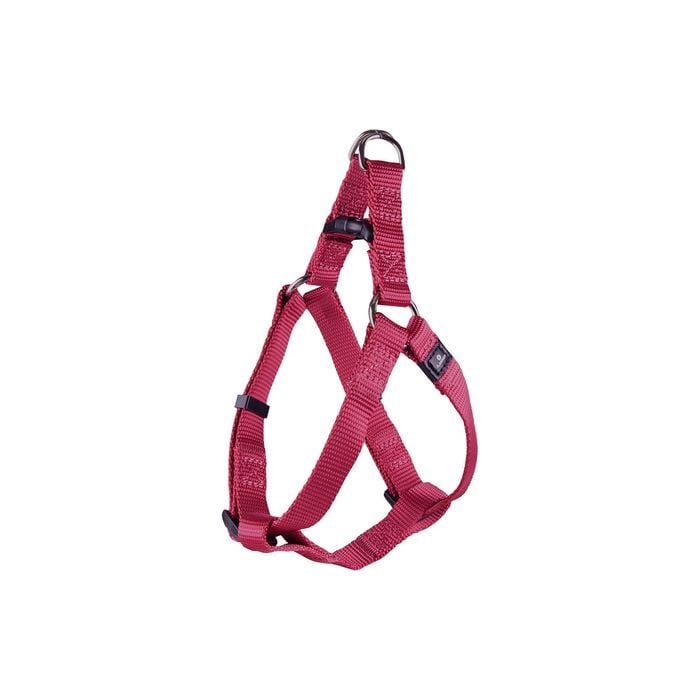 Flamingo Small Cherry Red Ziggi Dog Step And Go Harness