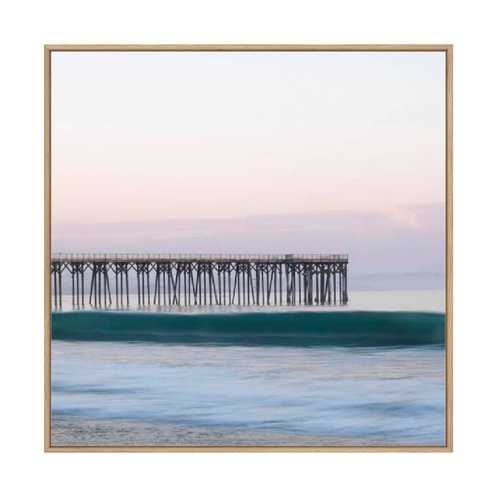 Artey | San Simeon - Framed Canvas - Natural Frame - 50 x 50cm