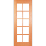 Woodcraft 2040 x 820 x 35mm Internal Door Flash One Clear Safety Glass