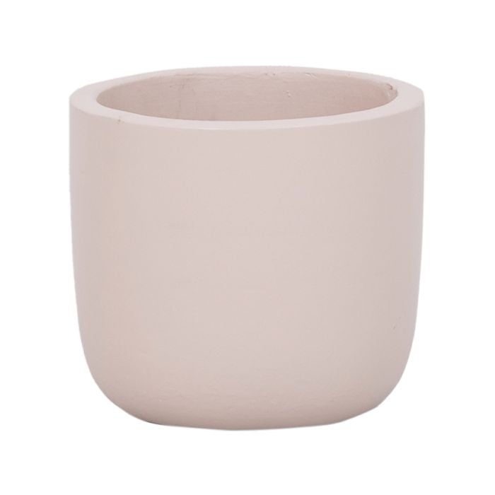 14 x 12cm Cream Plain Ceramic Egg Pot