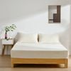 Dreamaker Jasper Teddy Fleece Combo Fitted Sheet Set Snow King