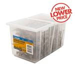 Zenith 10G x 75mm Countersunk Rib Head Chipboard Screws - 500 Pack