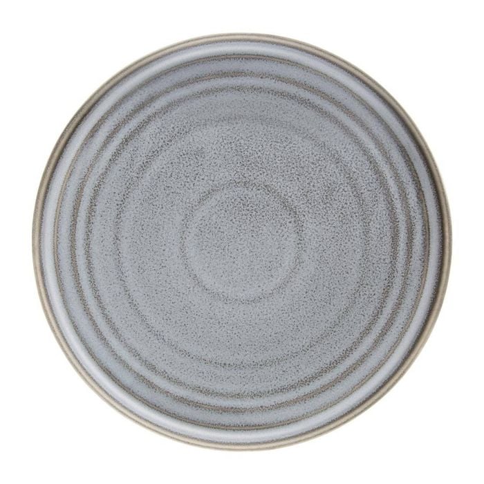 Olympia Cavolo Flat Round Plate Charcoal Dusk 270mm 4 Pack