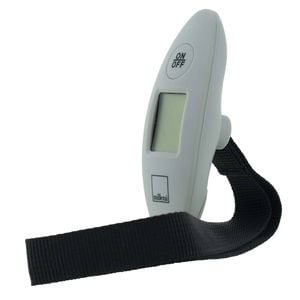 Hand Held Digital Luggage Scales Portable Travel Weighing Grey