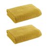 2PK Christy Cirrus Bath Towel Combed Cotton 450GSM Fast Drying Sunflower