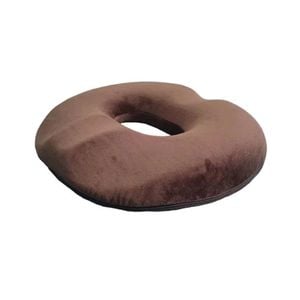 Catzon Donut Tailbone Pillow Men Detachable Cover Hemorrhoid Cushion-coffee