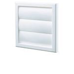 Blauberg 100mm White Square Gravity Grille - 100mm