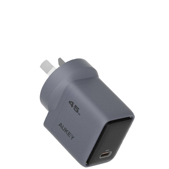 AUKEY PA-C2 Comet 45W PD GaN USB-C Fast Wall Charger.