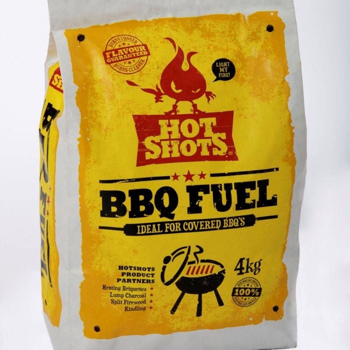 Hotshots 4kg BBQ Fuel Briquettes