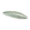 Ecology Selvedge Oval Fold Stoneware Platter 41x14.5cm Green Glaze