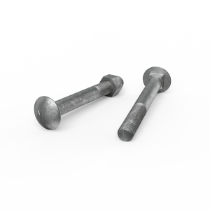 ZENITH M12 x 100mm Hot Dip Galvanised Cup Head Bolts & Nuts - Each