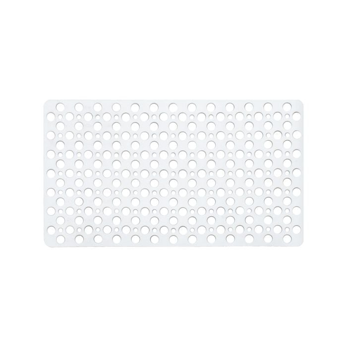 Axton 75 x 43cm White Suction Bathmat - White
