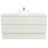 New England Joinery 1500mm Splendor Centre Basin SilkSurface Top Floorstanding Vanity