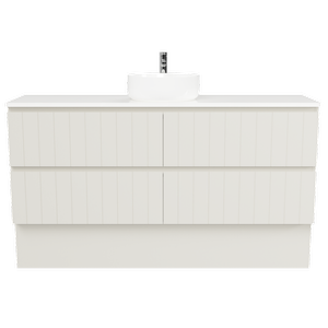 New England Joinery 1500mm Splendor Centre Basin SilkSurface Top Floorstanding Vanity