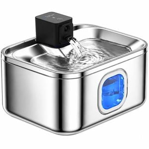 Advwin 5L Automatic Electric Pet Water Fountain Dog Cat Stainless Steel