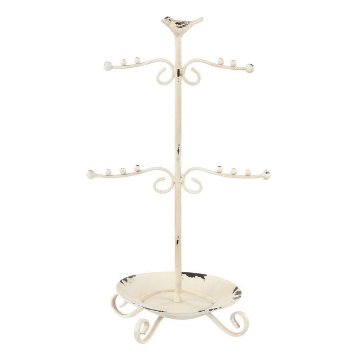 Society Home Ellis Jewellery Stand Cream 20x20x40cm