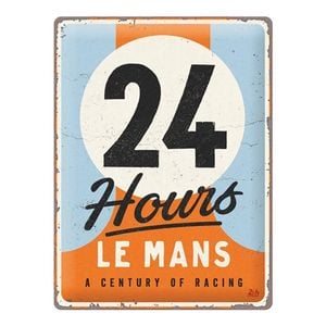 Nostalgic Art 30x40cm Large Sign 24h Le Mans Century of Racing