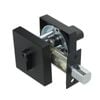 Miles Nelson Square Matt Black Single Cylinder Deadbolt
