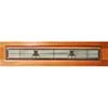 Woodcraft 1800 x 400 x 40mm Entrance Door HiLite Antique Rose Glass TG