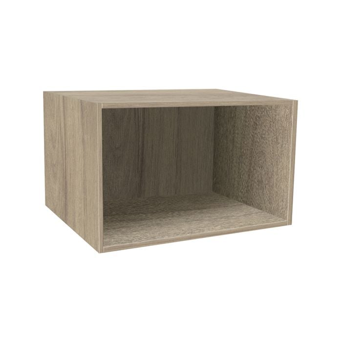 Kaboodle 600-699mm Maplenut Customisable Deep Open Slimline Shelf