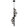Vencha Midday 6 Light Drop Pendant - Black