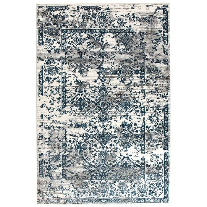 The Rug Connection Chic 1734 White 400x300cm - Extra Extra Large Pet Friendly Indoor Floor Rug