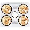 HPM 4 x 275W LED 3 in1 Bathroom Heater - White
