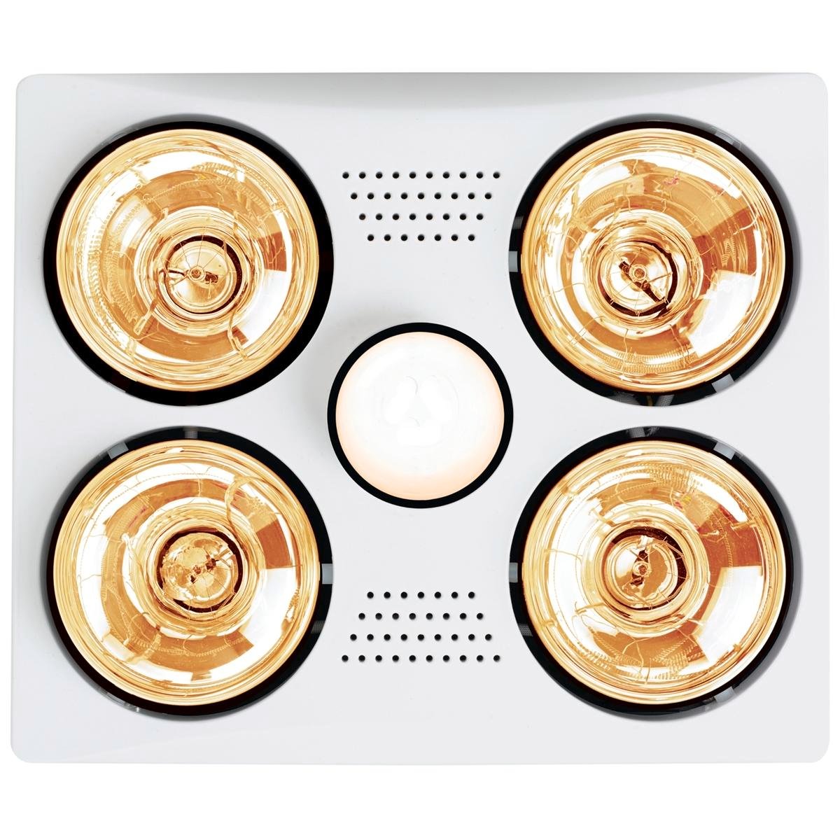 HPM 4 x 275W LED 3 in1 Bathroom Heater - White - Bunnings New Zealand