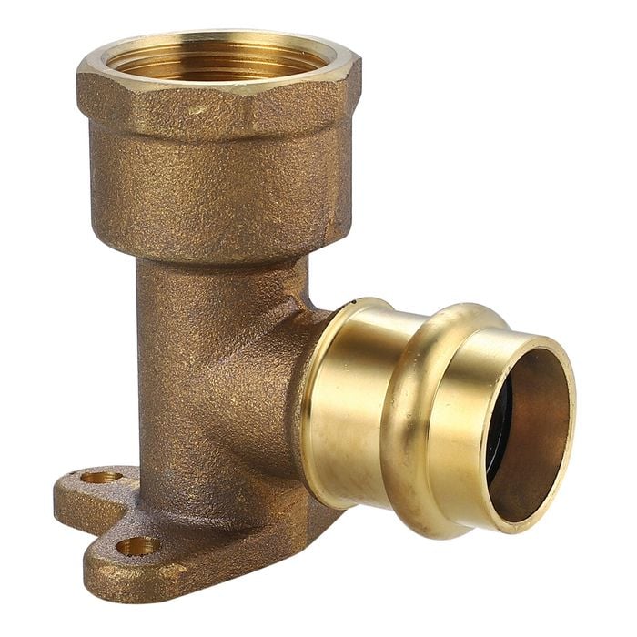 SmarteX-PRESS 20 x 20mm Female Back Plate Elbow
