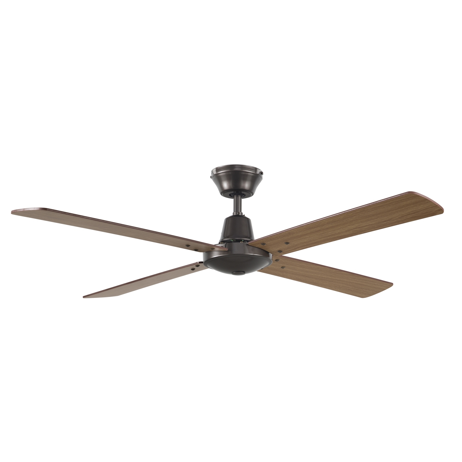 Brilliant 120cm 4 Blade Austin Ceiling Fan - Dark Metallic and Oak product image