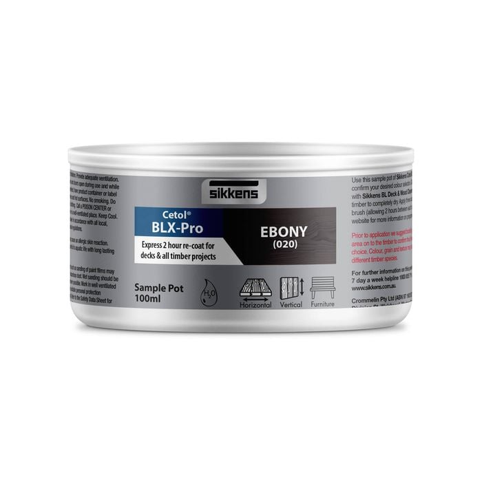 Sikkens 100ml Ebony Cetol BLX-Pro Timber Finish - 100ml