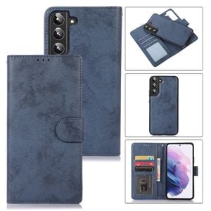 Flip Wallet Cover Leather Magnetic Card Slot Case - For Samsung Galaxy S9 Plus (Blue)