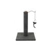 Yes4pets Cat Kitten Single Scratching Post With Toy-grey